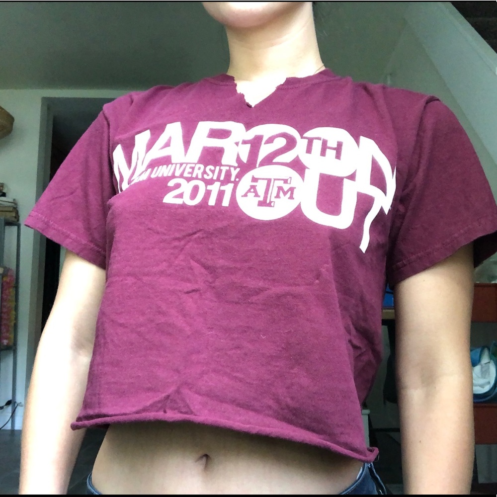 TEXAS A&M Crop Top